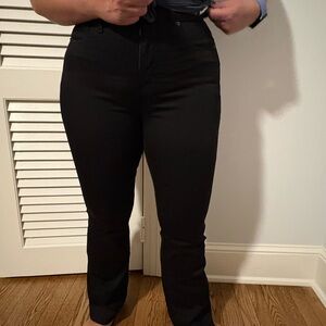 J. Crew High Rise Black Jeans
